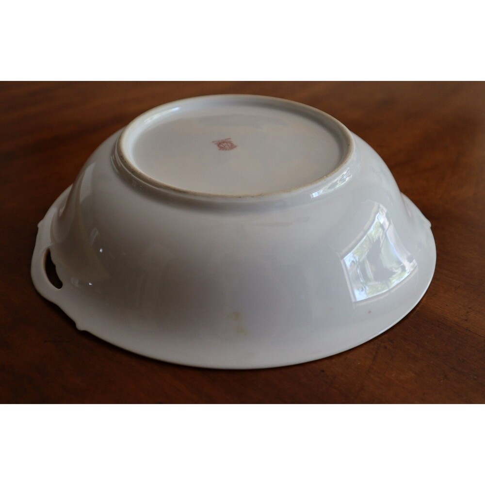 Vtg Noritake China Tree In The Meadow Round Serving Bowl 9.5" Handles Pasta Vege - Picture 12 of 13